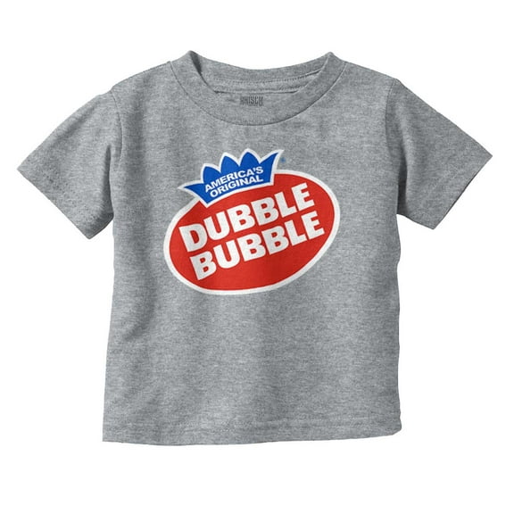 Vintage Dubble Bubble Gum Double Logo Toddler Boy Girl T Shirt Infant Toddler Brisco Brands 12M
