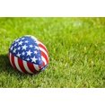 thumbnail image 2 of EREHome Polyester Fabric Independence Day Background 7x5ft Photo Backdrop Photography Rugby Ball Stars and Stripes Pattern Design Grass Field Souvenir Holiday Party Birthday Children Girls Adult Portrait, 2 of 2