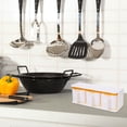 thumbnail image 4 of ADDHAT 1Jgo Para Condimentos De Cocina Con 3 Divisiones Y Accesorios Prácticos, 4 of 8