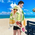thumbnail image 5 of SKYSONIC Beach Towels 30"x60", Funny Chili Vegetables Camping Towels Sand Free Beach Towel, Large Beach Towels Quick Dry Bath Travel Towels Pool Yoga Beach Mat for Men Women, 5 of 7