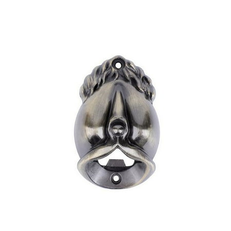 

Pompotops Clearance Creative Beer Bottle Opener Stainless Steel Bottle Opener Cap Opener Bar Standard Bottle Opener Wall-mounted Bottle Opener