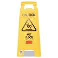 thumbnail image 4 of Caution Wet Floor Sign, 11 X 12 X 25, Bright Yellow | Bundle of 2 Each, 4 of 5