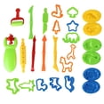 thumbnail image 5 of facefd 26PCS DIY Mold Modeling Clay Kit Plastic Tools Set for Children Kid Gift, 5 of 5