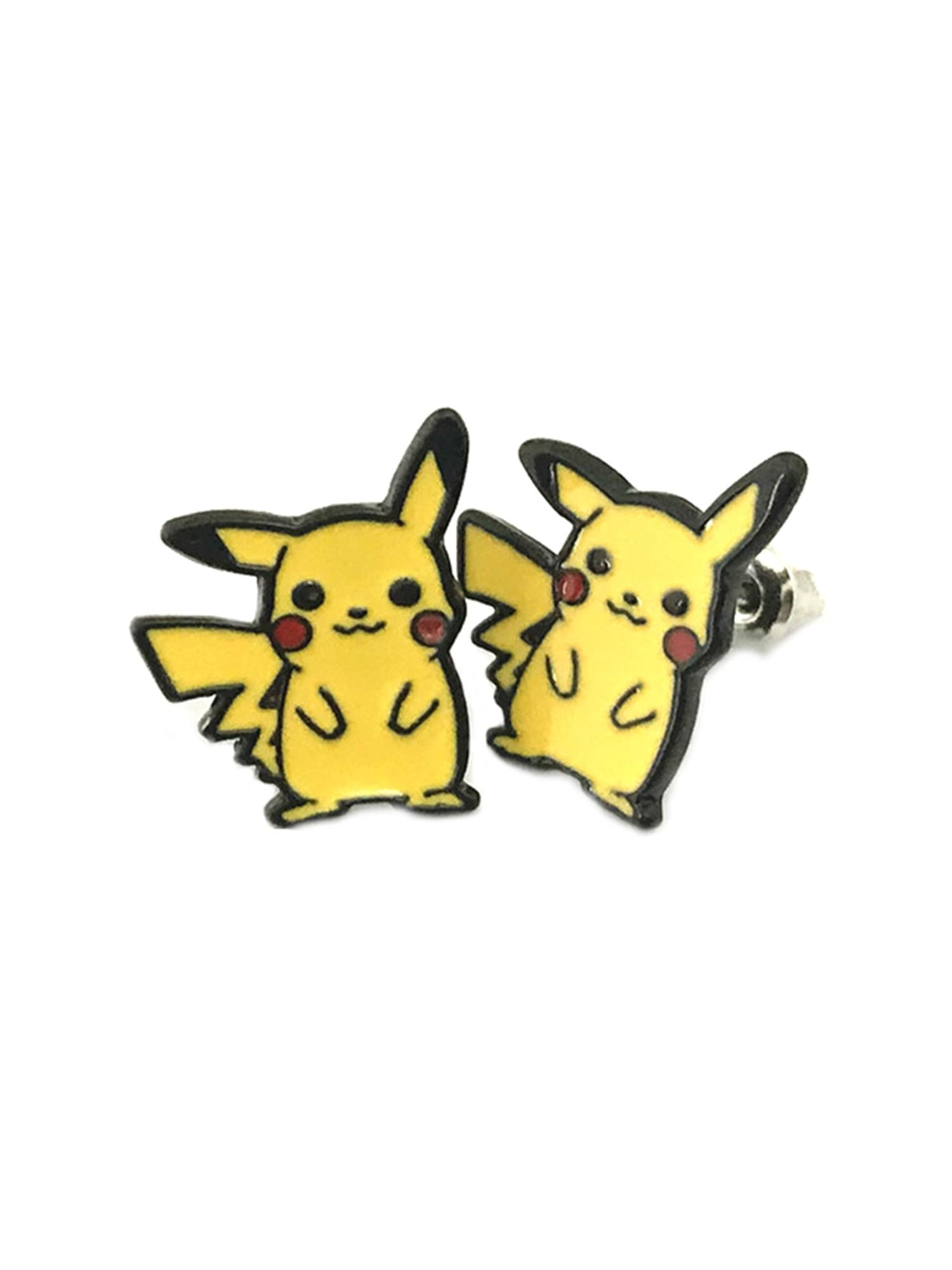 Gaming Pokemon Pikachu Post Earrings