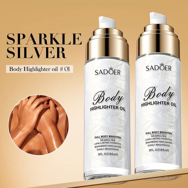 Loción corporal hidratante y nutritiva Xihbxyly con aceite iluminador 85 ml
