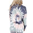 thumbnail image 4 of Sudadera con Cuello Redondo,Sudadera con Bolsillos Sudadera con Ajuste Tie Dye Blusas con Bolsillos Sudaderas Tops A Medida para La Perfección, 4 of 6
