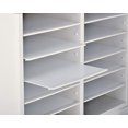 thumbnail image 4 of AdirOffice Wood 12 Compartment Adjustable Classroom Paper Literature Organizer File Sorter, White, 4 of 10