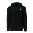 thumbnail image 2 of Men's Cutter & Buck Black Duke Blue Devils Roam Eco Recycled Half-Zip Hoodie, 2 of 3