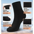 thumbnail image 4 of 4 Pairs Women's Thermal Socks - Thick, Warm, Cozy Crew Socks for Winter Hiking, Running, Gifts, 4 of 7