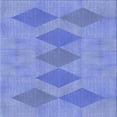 thumbnail image 1 of Ahgly Company Indoor Square Patterned Denim Blue Area Rugs, 6' Square, 1 of 1