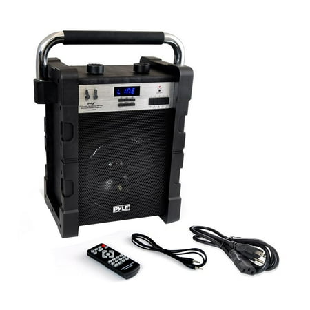 BT Wireless Rugged & Portable Speaker System, Work / Job Site Stereo, Built-in Re Battery, MP3/USB/SD, AM/FM Radio