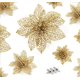thumbnail image 1 of 30 piezas de adornos de purpurina de estrella de Navidad de Poinsettia, flores artificiales de Navidad, decoraciones para árboles de Navidad, decoraciones navideñas para bodas y fiestas (dorado) ER, 1 of 5