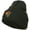 Olive, variant on Rasta Lion Head Embroidered Long Beanie - Black OSFM