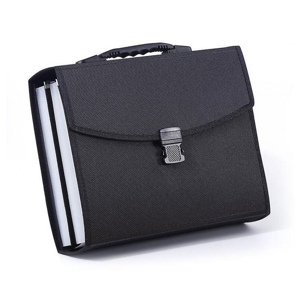 Carpeta de archivos expandible con 26 bolsillos: hebilla duradera mejorada, base con asa portátil ergonómica/organizador de archivos expandible tamaño carta A4 grande/acorde