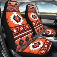 thumbnail image 3 of Renewold Southwest American Tribal Red Orange Auto Seat Covers Front Seats for SUV Truck Sedans Seats Washable Breathable Car Interior Accessories, Easy to Install, 3 of 7