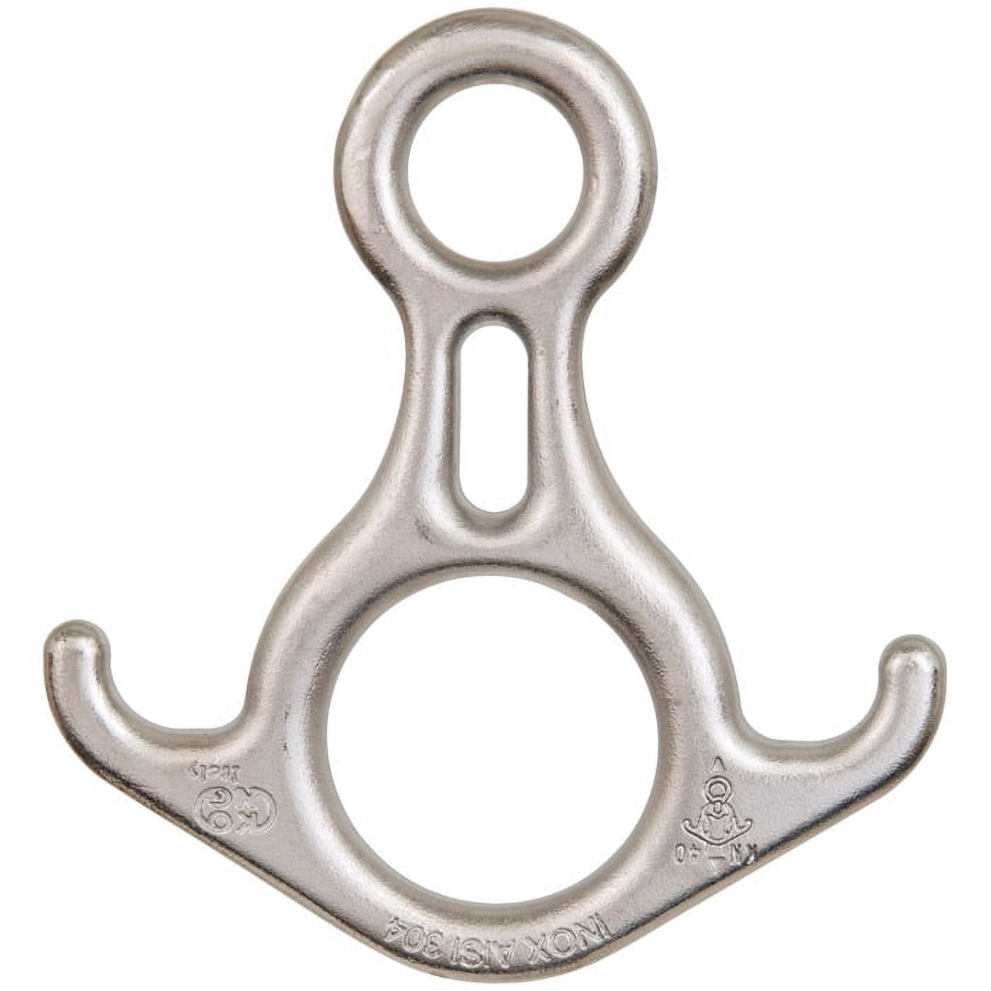 Kong Kong Rescue 8: Premium Aluminum Polished Belay, Rappel & Ascend Device