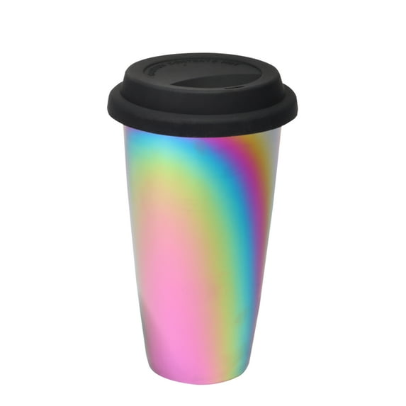 DCI Rainbow Luster IANAPC Thermal Ceramic Tumbler Cup
