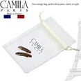 thumbnail image 4 of Camila Paris CP3327 French Hair Barrette Clip for Girls, Gold Small Set of 2 Strong Hold Grip Hair Clips for Women, No Slip Rubberized Automatic Clasp Styling Girls Hair Accessories, Made in France, 4 of 8