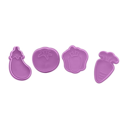 

TFDZ Cake Mold Cake Moulds Cute Fuuny Cake Pastry/Cookie/Fondant Stamper Baby Bake Cookie Plunger Cutters Purple