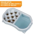 thumbnail image 4 of Neater Pet Brands Neater Slow Feeder Double Diner Food and Water Bowl - Improves Digestion, Stops Obesity, and Slows Down Eating, Vanilla Bean, 4 of 9