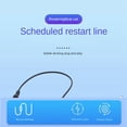 thumbnail image 2 of 2X 24 Hour Auto Reboot Router Routing Timer Reset Tool DC Power Timing Fiber Modem Router DC Power Manager White, 2 of 8