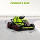 thumbnail image 2 of GARVEE Kids Drift Gokart Batería de 24V 7AH, 2 Motores de 150W, Juguete Ride On, Verde y Negro, 2 of 8