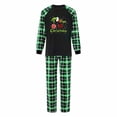 thumbnail image 4 of Conjuntos de pijamas navideños familiares a juego Grinch 2024, pijama de Grinch con parte superior y pantalones de pijama a cuadros, pijama de Grinch para niños y adultos para la familia, 4 Años, 4 of 5