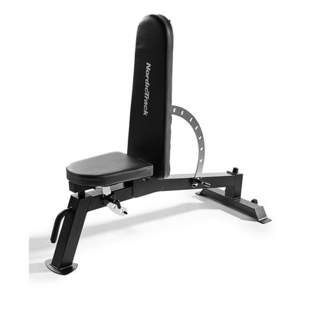 NordicTrack Adjustable Weight Bench with High-Density Foam Backrest, 300 lb. Weight Limit