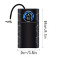 thumbnail image 3 of HAOANWireless Smart Car Tire Inflator Pump - Portable Electric Air Compressor with Real-Time Pressure Detection High-Speed Inflation Rechargeable 4000mAh Battery LED Display for Cars Bike, 3 of 9