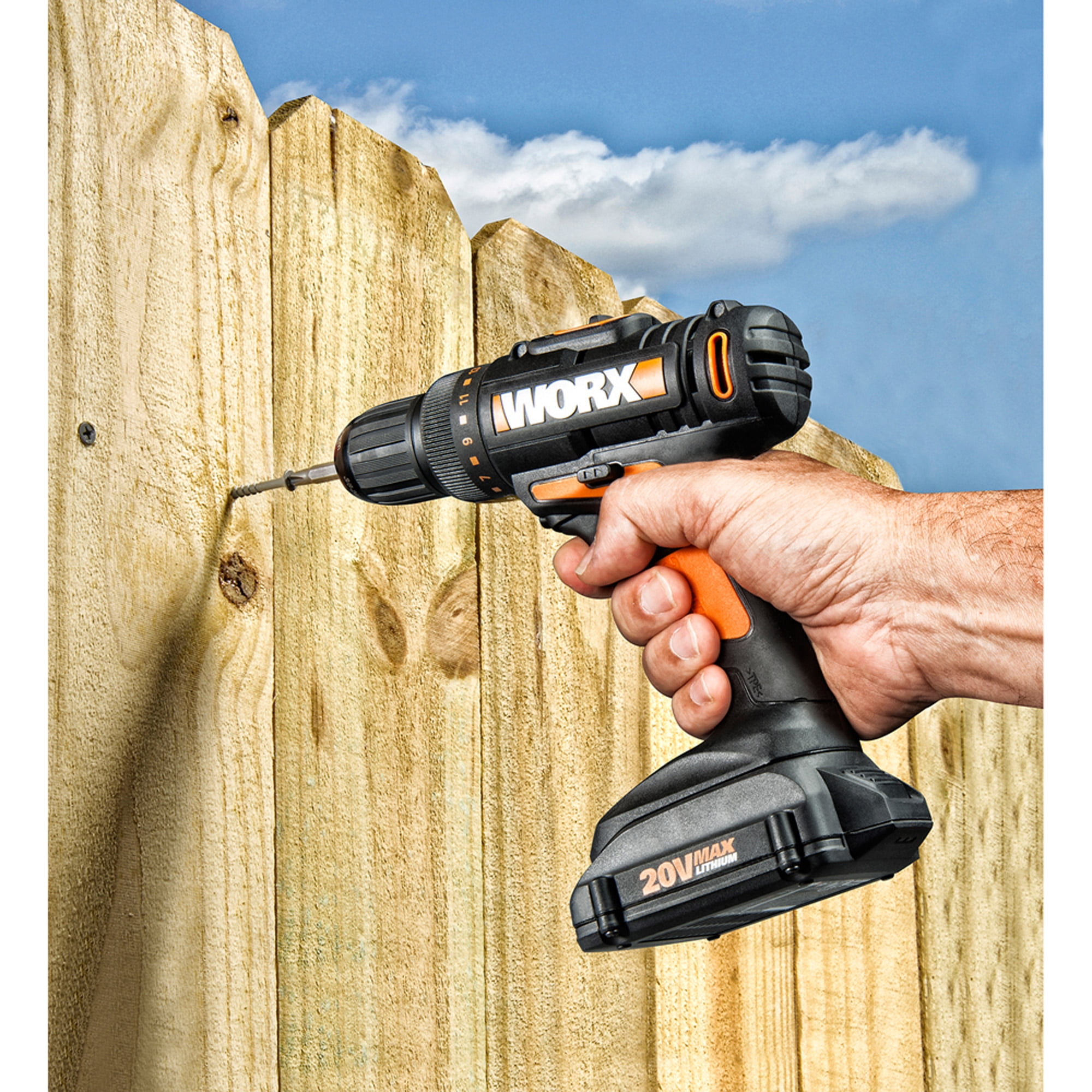 WORX 20V LI Drill Driver w 1 Battery WX169L Walmart