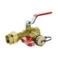 thumbnail image 4 of HYDRO MASTER Tankless Water Heater Service Valve Kit with Pressure Relief Valve 3/4-Inch IPS Isolator Clean Brass, 4 of 4