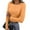 11# Orange, variant on Long Sleeve Thermal Shirt for Women Slim Fit Tops Crewneck Basic T-Shirts Fall Fashion 2025 Yellow M