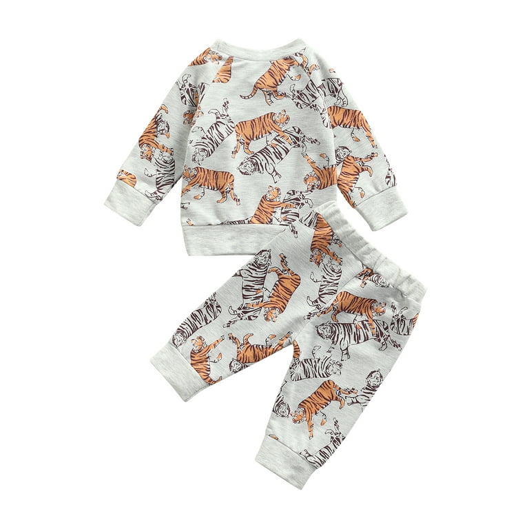 Tiger print cheap baby clothes