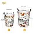 thumbnail image 5 of PHELIKA Woodland Animals 06 Laundry Basket 65L Large Foldable Round For Dirty Clothes Toy Storage, 5 of 6