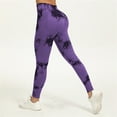 thumbnail image 3 of High Waist Resistance Band Leggings for Women Built In Bands for Yoga, Gym, Workout, Fitness, Training, and Active Lifestyle Dark Purple 2XL, 3 of 7