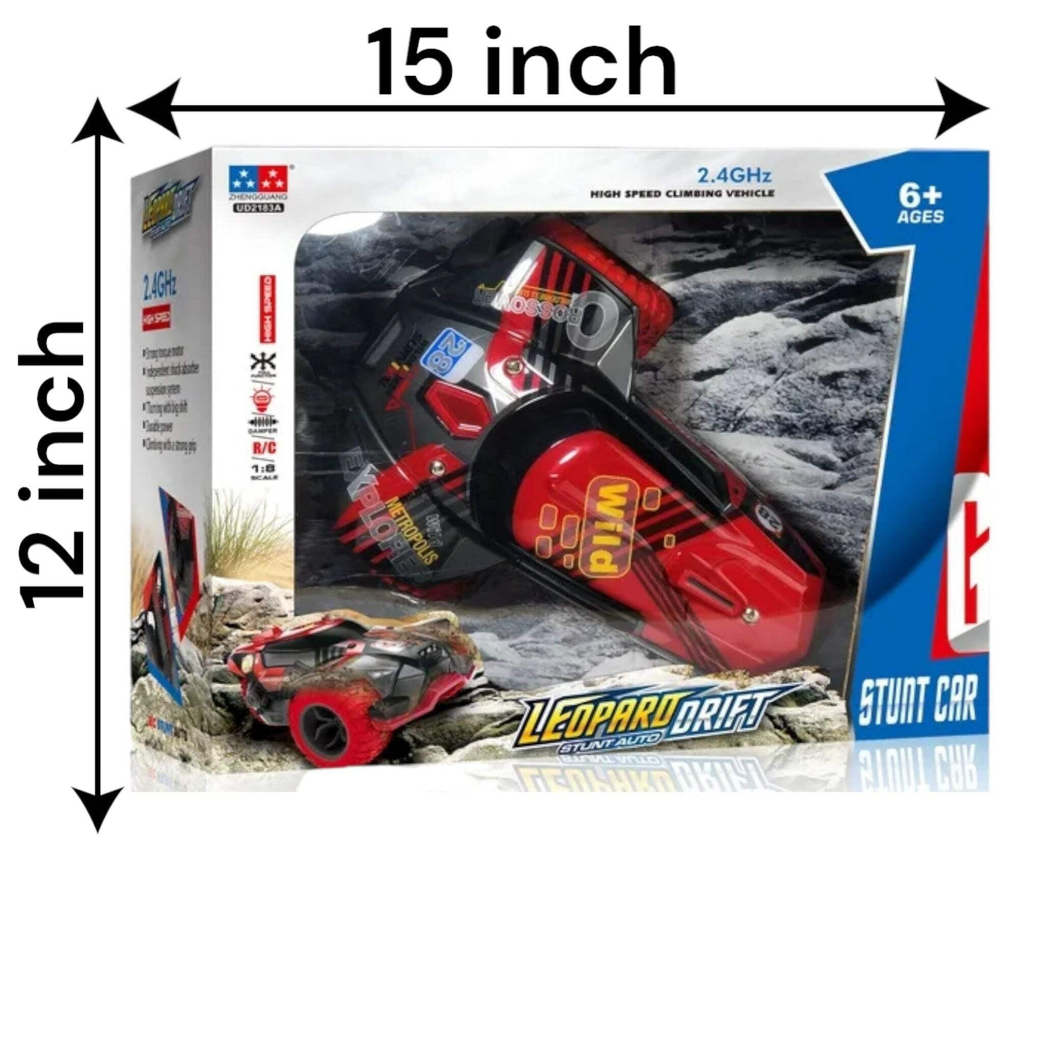 GN Universe Remote Control Car High Speed RC Stunt Car Toy With Light 360 Rotating Ages 6+