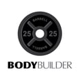 thumbnail image 2 of CafePress - Body Builder -  Round Wood Ornament 4", 2 of 2