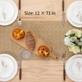 thumbnail image 5 of Boho Table Runner Jute Woven Farmhouse for Thanksgiving Christmas Home Decor 12x71 Inch, 5 of 5
