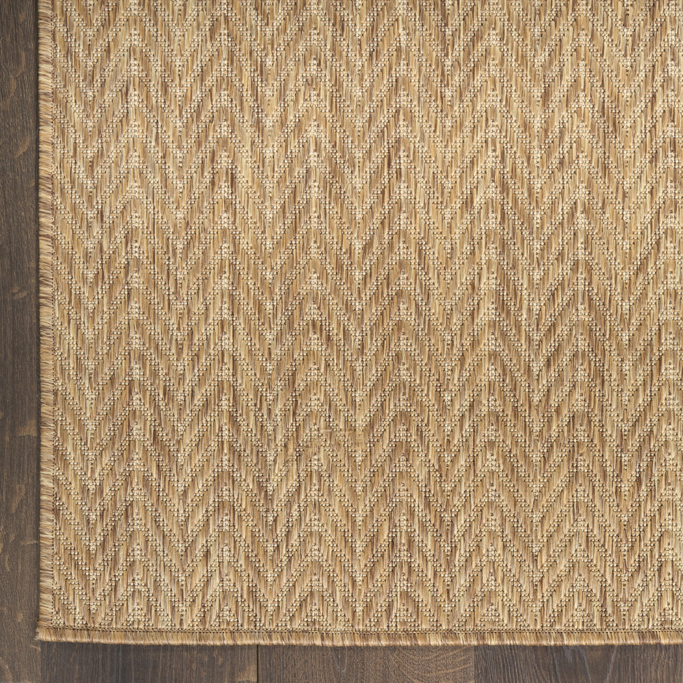 Nourison Horizon Indoor/Outdoor 5' x 7' Natural Modern Rug