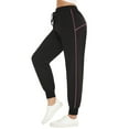 thumbnail image 1 of Uniexcosm Women's Printed Solid Activewear Jogger Track Cuff Sweatpants, 1 of 8