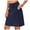 Navy, variant on Womens Pleated Tennis Skirt Solid High Waisted Tummy Control Athletic Skirts With Inner Shorts Pockets Comfortable Yoga Skort For Pickleball Workout L