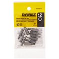 thumbnail image 4 of Juego de puntas de brocas DEWALT DW2202B10 #2 con hueco cuadrado de 1 pulgada (paquete de 10), 4 of 5