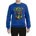 thumbnail image 3 of Dean Russo Unconditional Loyalty Dog Lover Unisex Crewneck Graphic Sweatshirt, Royal, XX-Large, 3 of 6