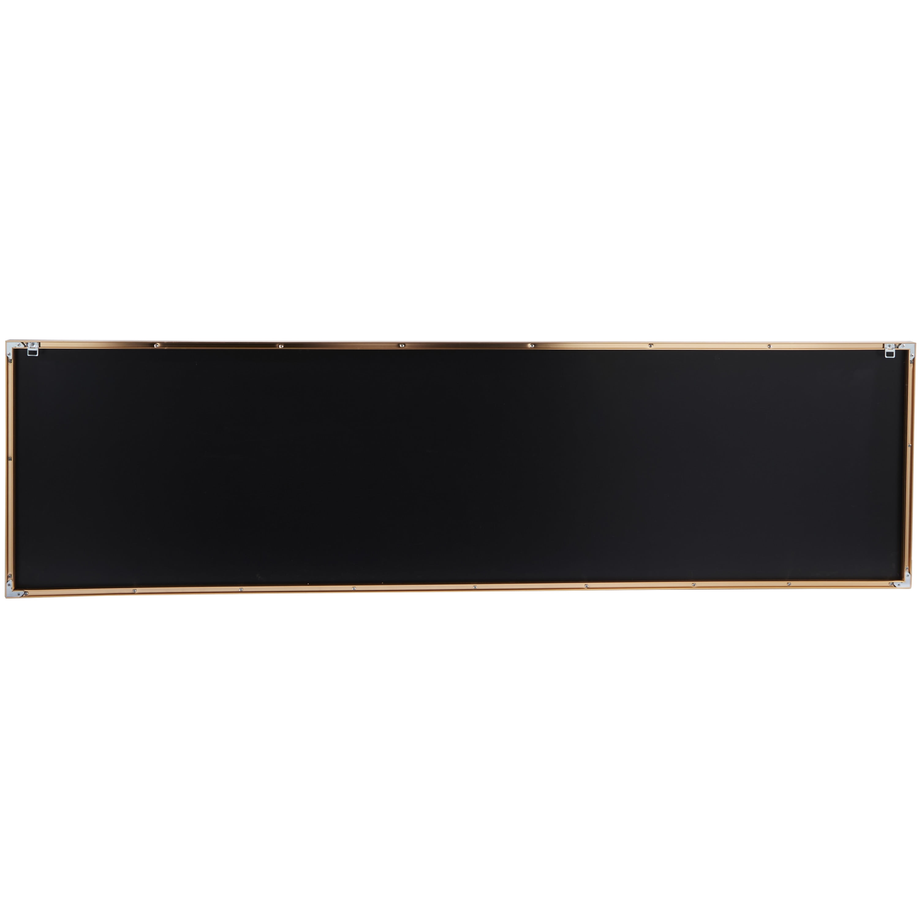 71" x 20" Leaf Framed Wall Art with Gold Aluminum Frame, by CosmoLiving by Cosmopolitan