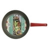 The Pioneer Woman Aluminum 10-Inch Non-Stick Red Butterfly Floral Bursts Frying Pan