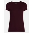 thumbnail image 5 of Scenario Women's Rib Tee with Short Sleeves, Sizes XS-XXXL, 5 of 5
