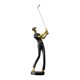 thumbnail image 1 of Figura decorativa de golfista, adorno para centro de mesa, regalos para el hogar negro un, 1 of 8