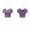 Purple, variant on Top-kevin Women'S Athletic Crop Top with Cross-Back Design and Built-In Bra Pads - Short Sleeve Activewear for Running, Yoga, Cycling - Breathable, Stretchy, Purple, Cycling Top