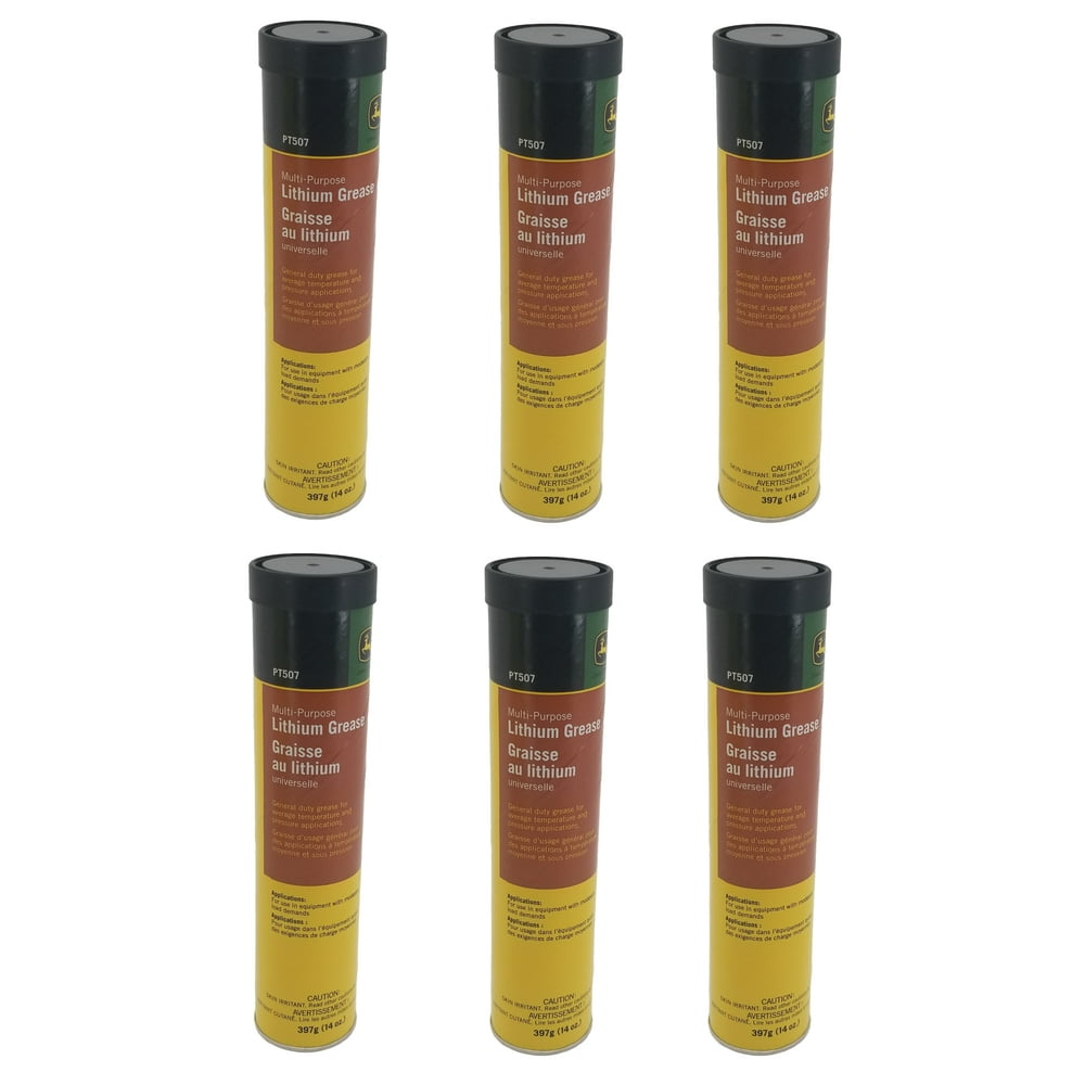 John Deere Original Equipment Multipurpose Lithium Grease (6PACK