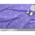 thumbnail image 2 of Soimoi Purple Poly Georgette Fabric Direction Compass,Ship & Airplane Travel Decor Fabric Printed Yard 42 Inch Wide, 2 of 3